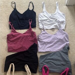 Lululemon align tops and bras lot size 8
